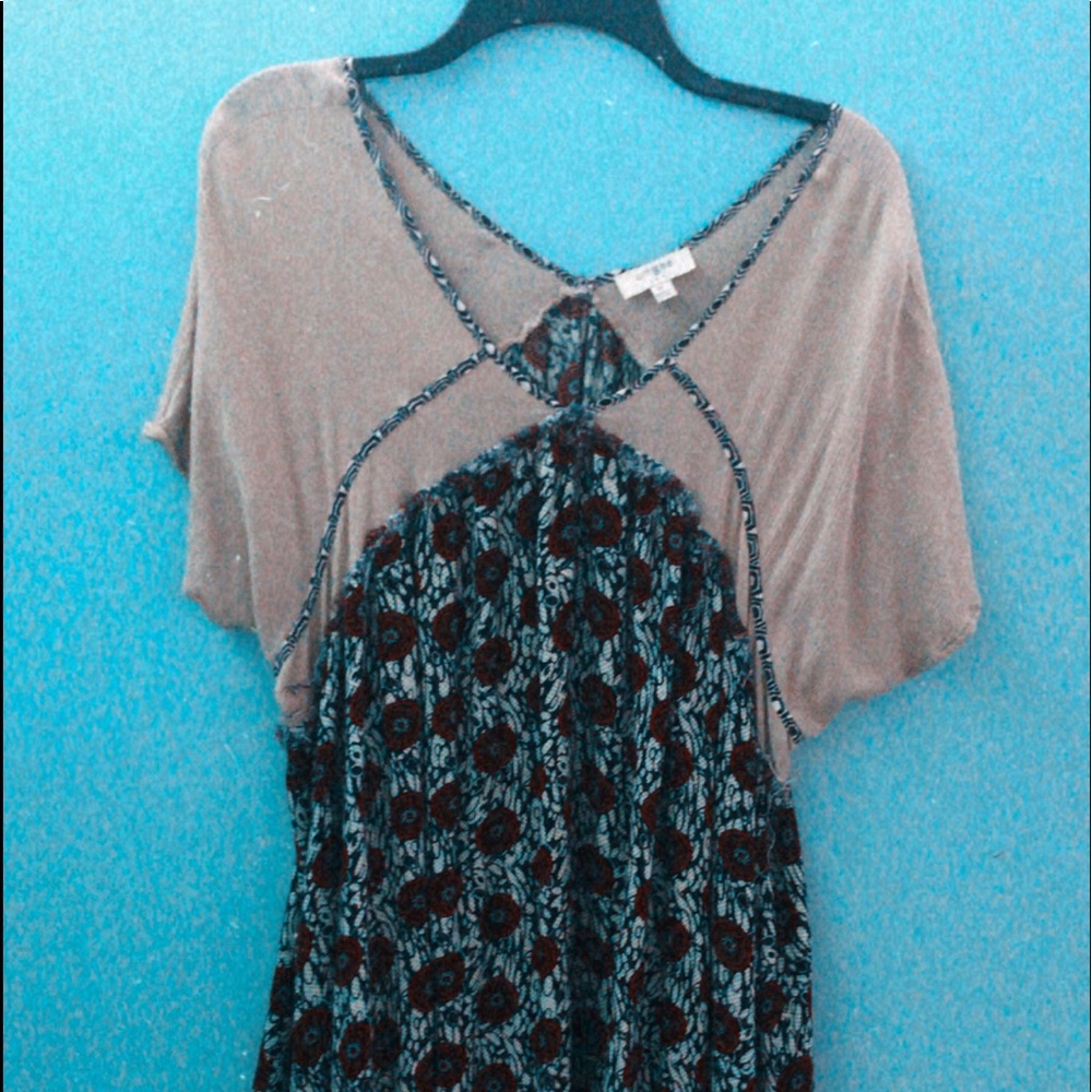 Flowy Rose Long Shirt